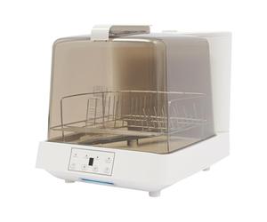 Lave-vaisselle avec couvercle semi-transparent, lave-vaisselle de table avec buse rotative à 360° et 3 modes de nettoyage, lave-vaisselle automatique, lave-vaisselle multifonction pour la maison