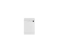 Lave-vaisselle - Beko - DVN05320W - 5 programmes - Pose libre - Cuve inox - Blanc
