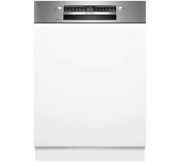 Lave-vaisselle Bosch SMI4HCS19F - Série 4 - Encastrable - 14 couverts - 81,5 x 59,8 x 57,3 cm - Wi-Fi - Acier brossé