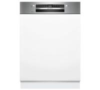 Lave-vaisselle Bosch SMI4HCS19F - Série 4 - Encastrable - 14 couverts - 81,5 x 59,8 x 57,3 cm - Wi-Fi - Acier brossé