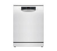 Lave-vaisselle BOSCH SMS26AW01F - 48 dB - 12 couverts - VarioSpeed+ - EcoSilence Drive - AquaStop - démarrage différé - triple filtre autonettoyant - design Polinox - blanc