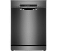 Lave-vaisselle Bosch SMS4EMC25E - Série 4 - Pose libre - 14 couverts - 84,5 x 60 x 60 cm - Wi-Fi - Acier brossé noir anti-traces