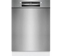 Bosch SMU4ECS28E, Série 4, Lave-vaisselle intelligent sous meuble 60 cm, tiroir à couverts, lave-vaisselle, fabriqué en Allemagne, particulièrement silencieux, séchage supplémentaire, vaisselle rapide