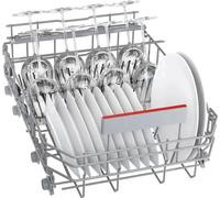 Lave-vaisselle, Bosch SPS4HMW49E, SER4, Lave-vaisselle posable 45cm, E, 9.5l, 10ps, 6p/5o, 44dB(B), Silence 41dB, 3ème tiroir, Rackmatic, blanc, HC