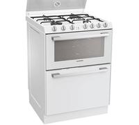 Rosieres Cuisinière gaz combiné lave-vaisselle 60cm 6c 56db blanc - TR4GNORB/1