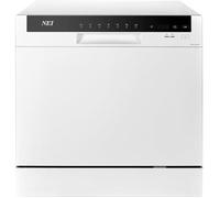 Lave-vaisselle compact NEI NDW8S-3802FW, F, 8 sets, 7 programmes, 55 cm, blanc