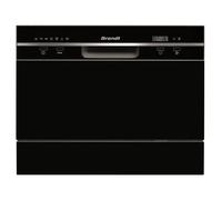 Lave-vaisselle compact pose libre BRANDT DFC6519B - Induction - 6 couverts - L55cm - 49dB - Noir