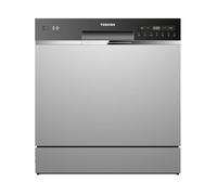 Lave-vaisselle compact - TOSHIBA - DW-08T2ES - 8 couverts - 7 programmes - 55 cm