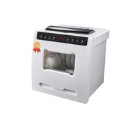Lave-vaisselle de bureau domestique entièrement automatique for 6 personnes, fonctionnement à un seul bouton, aucune installation requise avec séchage