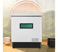 Lave-vaisselle de table 1500 W avec panneau de commande et voyants lumineux pour petites cuisines, azimuts à 360 degrés, capacité 41-60 l, 45 minutes (blanc)