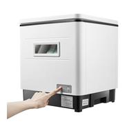 Lave-vaisselle de table, 1500 W, petit lave-vaisselle, autoportant, par pulvérisation rotative, séchage par condensation, lave-vaisselle