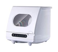 Lave-vaisselle de table Lave-vaisselle portable automatique sans plomberie, avec démarrage différé - avec intérieur en acier inoxydable et support à 6 couverts, pour appartement et bureau