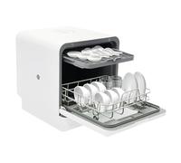 Lave-vaisselle de table, portable, compact, mini lave-vaisselle, espace pour 4 à 6 couverts, pour appartements, dortoirs, camping