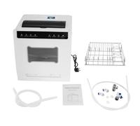 Lave-vaisselle de table, quatre modes de lavage, contrôle tactile, mini lave-vaisselle, séchage et désinfection automatiques, petit lave-vaisselle avec panier à couverts amovible et boîte à couteaux