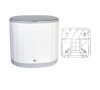 Lave-vaisselle économe en énergie pour tasses à café, rechargeable par USB, appareil de lavage de tasse électrique avec support de gobelet et nettoyeur de tasse facile à transporter