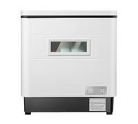 Lave-Vaisselle En Acier Inoxydable 60L Mini Lave-Vaisselle De Table Autonome Comme, Meuble De Rangement Et Meuble De Désinfection AC220-240V 800W 50Hz