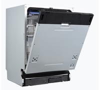 Respekta Anesa Lave-vaisselle encastrable entièrement intégré GSP60BAV, 60 cm / 9 programmes/Aquastop/Ouverture automatique de la porte/Support pour verres à vin / 42 dB/Classe B