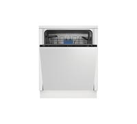 Lave-vaisselle encastrable 60 cm 14 couverts Panier superieur Reglable Sur 3 positions Filtre : Inox cuve : Inox Poids de porte supporte (kg) : 3.0 -