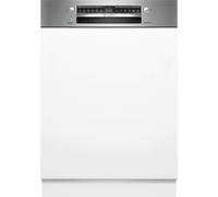 Lave-vaisselle Bosch SMI4ECS35E - Série 4 - Encastrable - 14 couverts - 81,5 x 59,8 x 57,3 cm - Wi-Fi - Acier brossé
