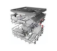 Whirlpool Lave-vaisselle encastrable inox, 60cm, PowerClean Pro - WD0BD851AX