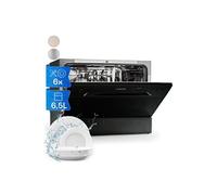 Klarstein Mini lave-vaisselle encastrable 6 couverts, silencieux, 6 programmes, portable