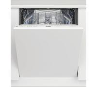 Lave-vaisselle Indesit D2IHL326 - Tout-intégrable - 5 programmes - Fast & Clean 28' - Push & Go - Panier supérieur réglable - Sécurité anti-débordement - 46 dB