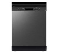 Lave-vaisselle Infiniton DIW-6115, largeur 60 cm, D, 8 programmes, 14 services, troisième étagère (Dark Inox || DIW-6218DD3)