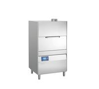 Lave-vaisselle inox pro grandes pièces, sans pompe de vidange, sans adoucisseur, 400 V - TRI