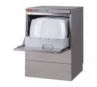 Lave-vaisselle inox pro (L)500 x (P)500 mm, avec pompe de vidange, 6600 W, 400 V - TRI