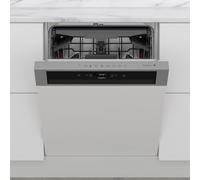 Whirlpool WBC 3C34 PF X - Lave-vaisselle - encastrable - Niche - largeur : 60 cm - profondeur : 56 cm - hauteur : 82 cm - inox