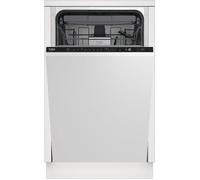 Lave-vaisselle intégrable étroit - Beko - Capteur de pureté de l'eau - Programme automatique - Départ différé