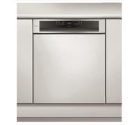 Lave-vaisselle intégrable WHIRLPOOL WCBO3T133PFI - 10 programmes, 42 dB, PowerClean Pro, 28 jets haute pression, Natural Dry, moteur à induction, départ différé 24h, bandeau inox