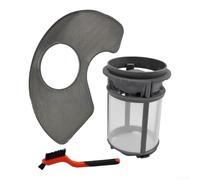 Lave-Vaisselle Kit Complet 25cm Gris Lave-Vaisselle Kit Complet(Style 2) | Filtration double couche, pour capture débris alimentaires, protège pour pompe drainage, matériau robuste