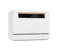 Lave-vaisselle Klarstein Lagoona 6 couverts 1380W - 6,5l - 49dB - panneau de commande tactile - blanc