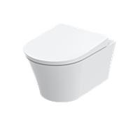 TOTO GP, WC suspendu, rinçage profond, pour Washlet RG Lite avec raccords latéraux, 380x540x335mm, CW553Y - CW553Y