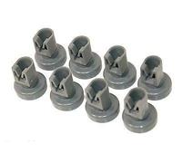 lave-vaisselle Panier supérieur Roues pour Zanussi Zdf310, Zdf310 F, Zi627, De6844, De6644