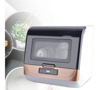 Lave-vaisselle - Petit lave-vaisselle électrique avec 3 programmes de lavage pour un nettoyage à haute température, idéal pour les appartements, les caravanes et les bureaux - sans installation