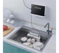 Lave-vaisselle Pleine Grandeur Peu Encombrant Pour Évier, Sans Connexion À La Plomberie, Modes De Nettoyage 6 En 1, Lavage Efficace À 99%, Commande Tactile, Nettoie La Vaisselle, Le Verre