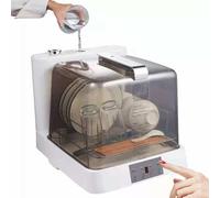 Lave-vaisselle portable, avec plusieurs programmes de lavage et verrouillage enfant - Lave-vaisselle de comptoir peu encombrant pour appartements, camping, dortoirs