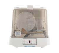 Lave-vaisselle portable de comptoir, nettoyant pour lave-vaisselle avec grande capacité de 5 litres, 3 programmes de lavage, séchage à l'air et à température, pour appartement et dortoir, blanc (bla