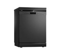 Lave-vaisselle pose libre - 15 couverts - Induction - L60cm - 42dB - 8 programmes - Affichage LED -Inox Noir - Classe C