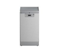 Lave-vaisselle pose libre BEKO BDFS15030X 45 cm 10 couverts 47 dB inox anti-traces Inox (acier inoxydable) finition anti-traces