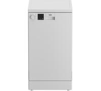 Lave-vaisselle pose libre BEKO DVS05024W - Moteur standard - 10 couverts - L45cm - Blanc - 49dB - Cuve inox