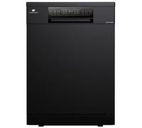Lave-vaisselle pose-libre - CONTINENTAL EDISON - CELV1544IBP - 15 couverts - Inverter - 60 cm - 42 dB - Noir mat