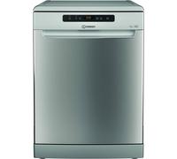Lave-vaisselle pose libre Indesit I0FD641AX 60 cm 14 couverts 41 dB AutoDoor Inox Gris écran LCD
