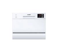 Lave-vaisselle pose libre TD602E-W L55cm 47db avec 6 couverts, 6 programmes, Commande tactile Affichage LED Blanc