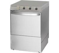 Lave Vaisselle Professionnel avec Doseur de Liquide de Rinçage et Détergent et Pompe de Vidange 50 x 50 cm Dynasteel