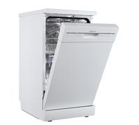 Lave-vaisselle Respekta GSPS45W-12 Blanc 45 cm Pose libre + encastrable