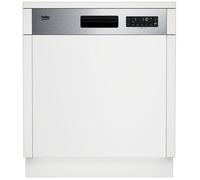 Lave-vaisselle semi-encastrable BEKO BDSN28530X - 15 couverts - L60cm - 45 db - tiroir à couverts