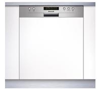 Lave-vaisselle semi-intégrable BRANDT LVE134X - 13 couverts - L60cm - 44dB - Silver